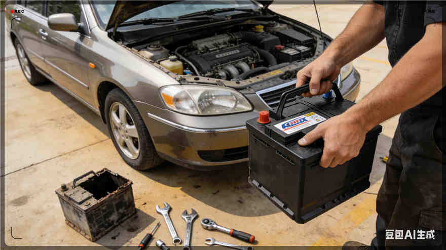 尚志汽车换电瓶电话【案例】